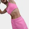 Nike Sportswear Women's Phoenix Fleece Mid Rise 4" Shorts Playful Pink / Sail sold by JD Sports