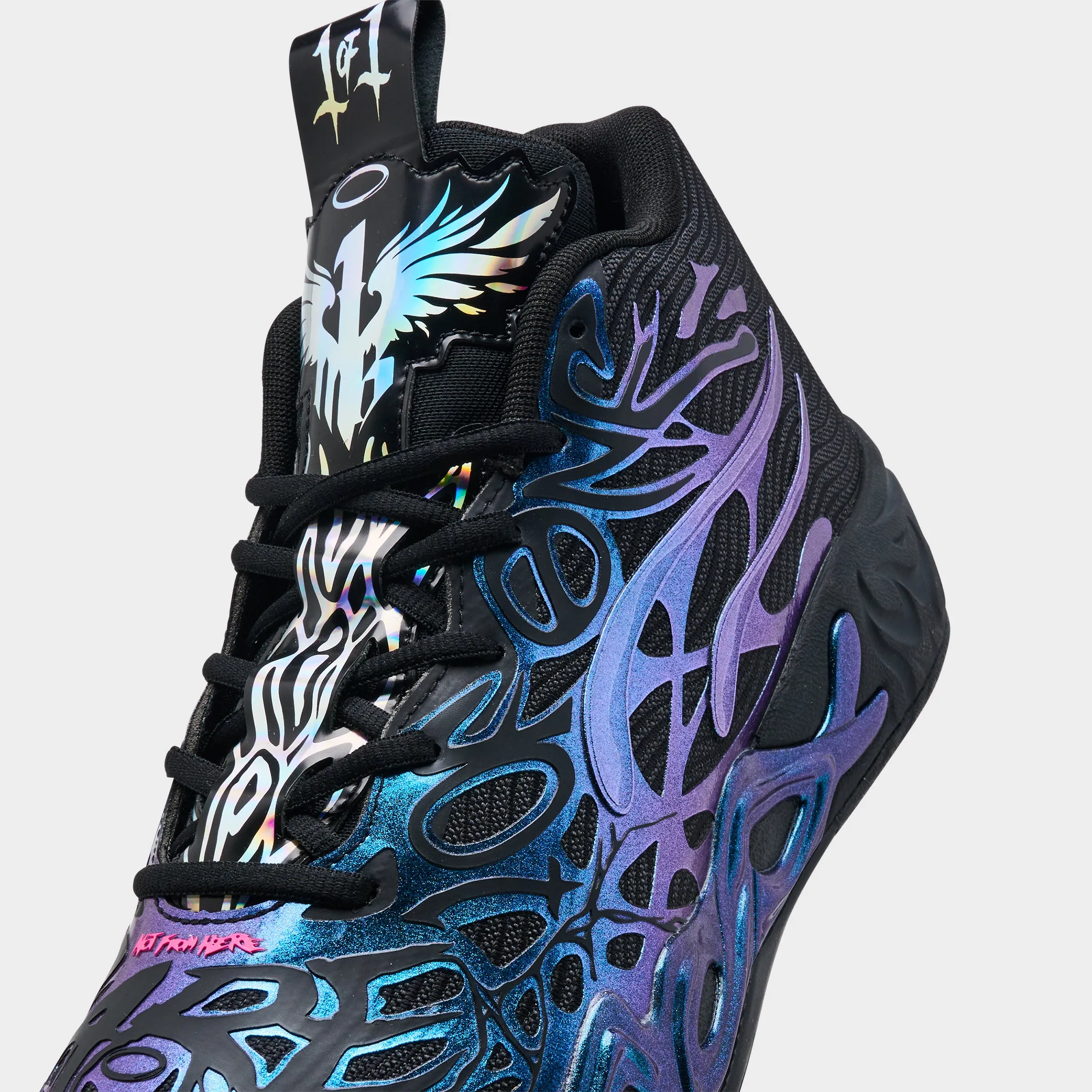 PUMA Melo 4 "Reflections" Black / Ravish sold by JD Sports product image thumbnail 3