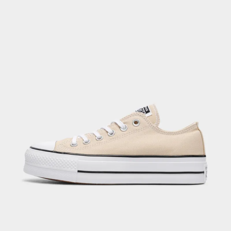 Converse Chuck Taylor All Star Lift Platform Oat Milk / White - Black sold by JD Sports