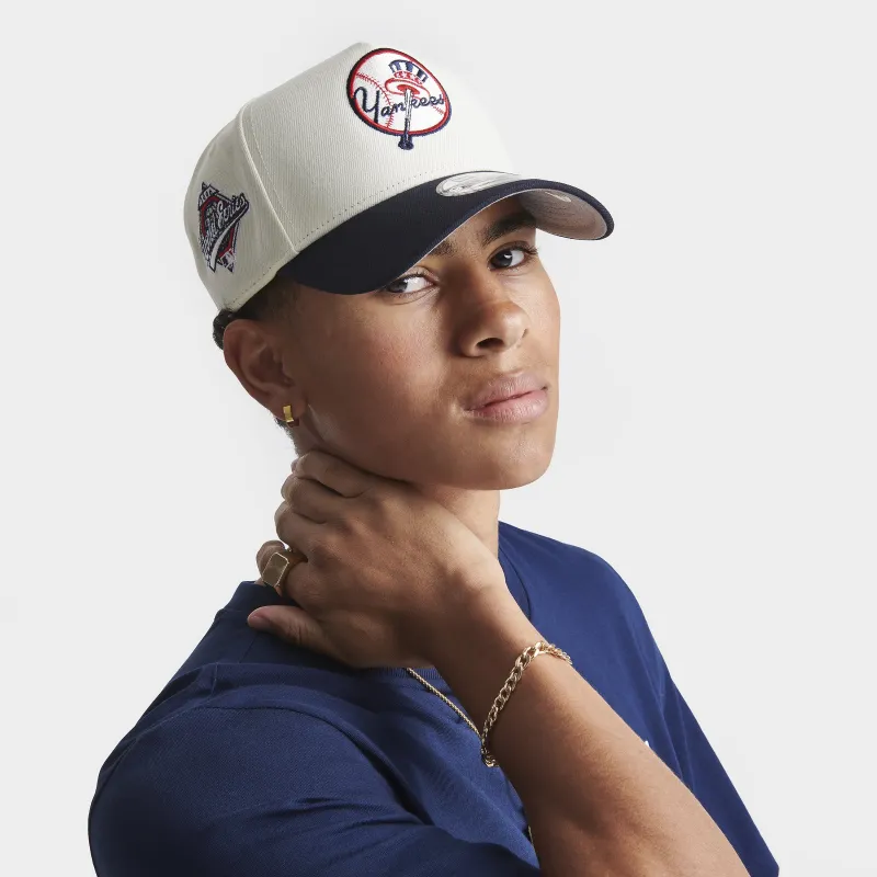 New Era New York Yankees 9FORTY AF Snapback White / Navy sold by JD Sports
