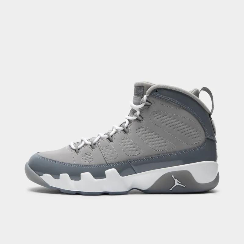 Jordan 9 Retro Medium Grey / Cool Grey - White made by Jordan