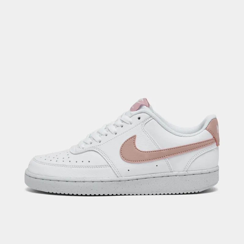 Nike Women's Court Vision Low Next Nature White / Pink Oxford sold by JD Sports