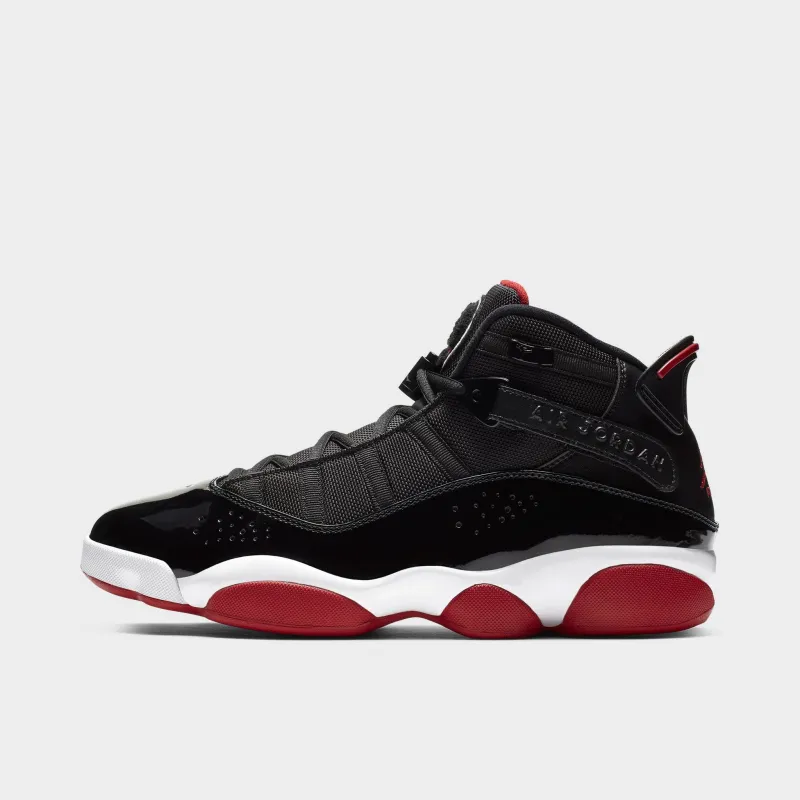 Jordan 6 Rings Black / Varsity Red - White sold by JD Sports