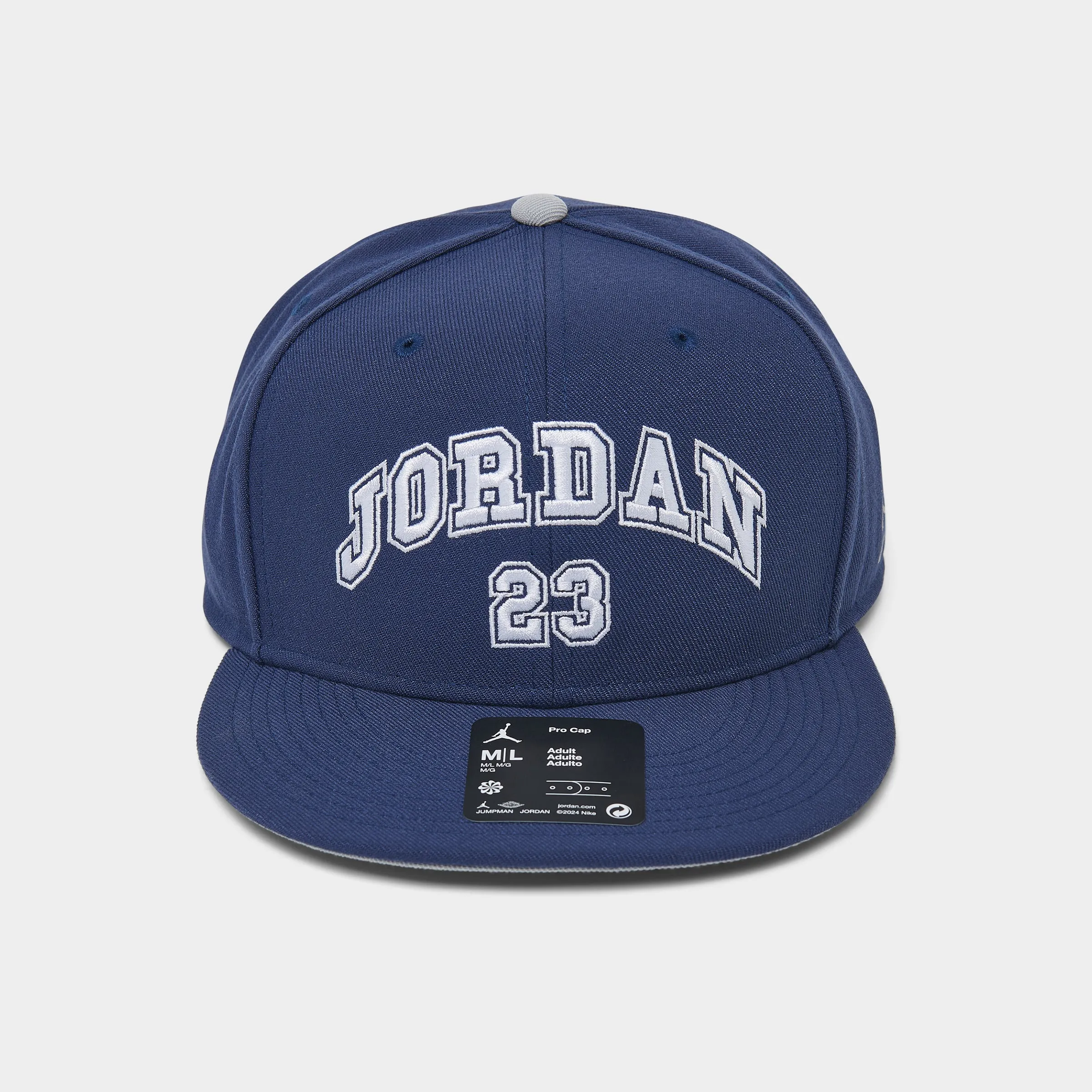 Jordan MVP Pro Adjustable Snapback Cap Navy / White sold by JD Sports product image thumbnail 3
