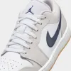 Jordan 1 Low White / Midnight Navy - Neutral Grey sold by JD Sports