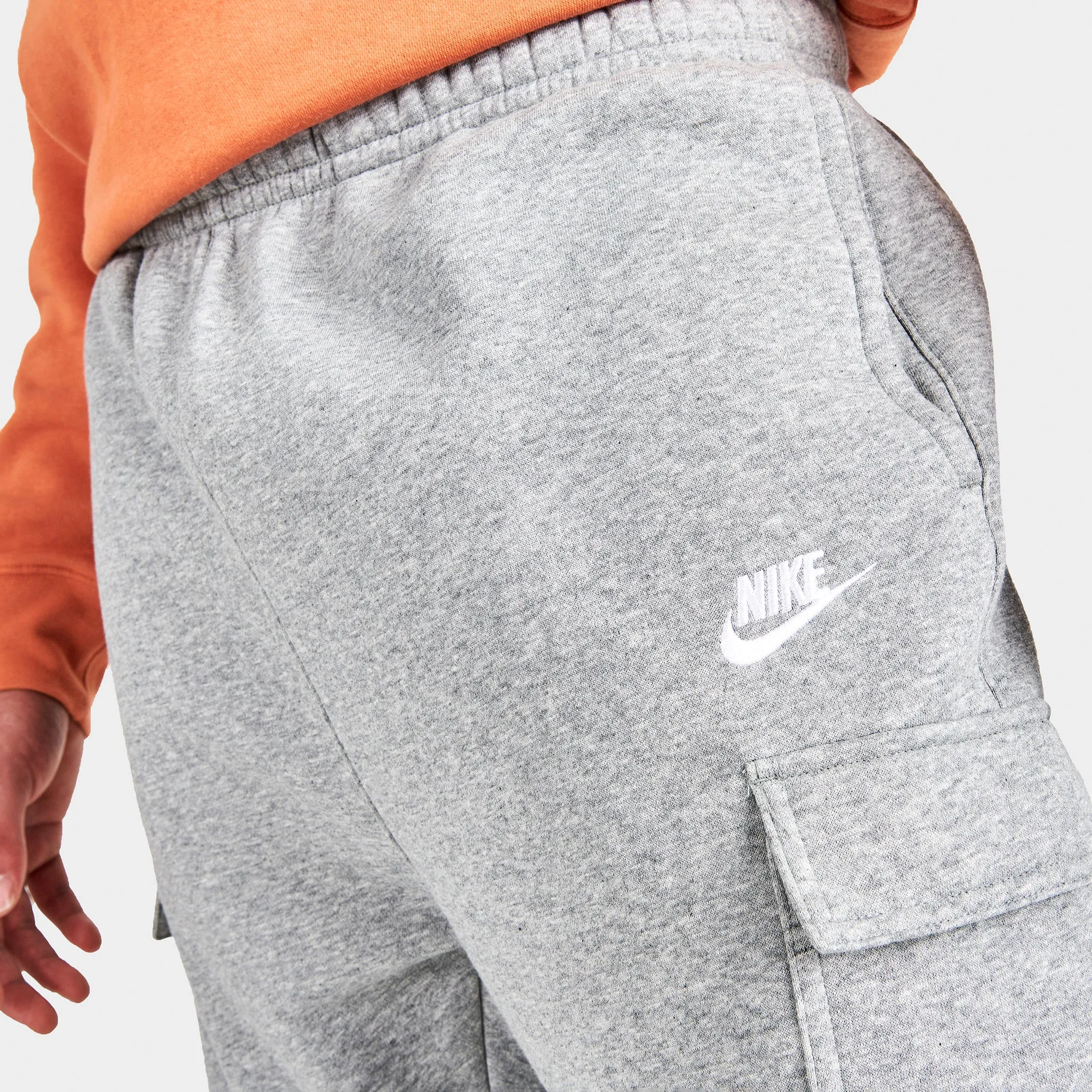 Nike Sportswear Club Cargo Pants Dark Grey / White sold by JD Sports product image thumbnail 5
