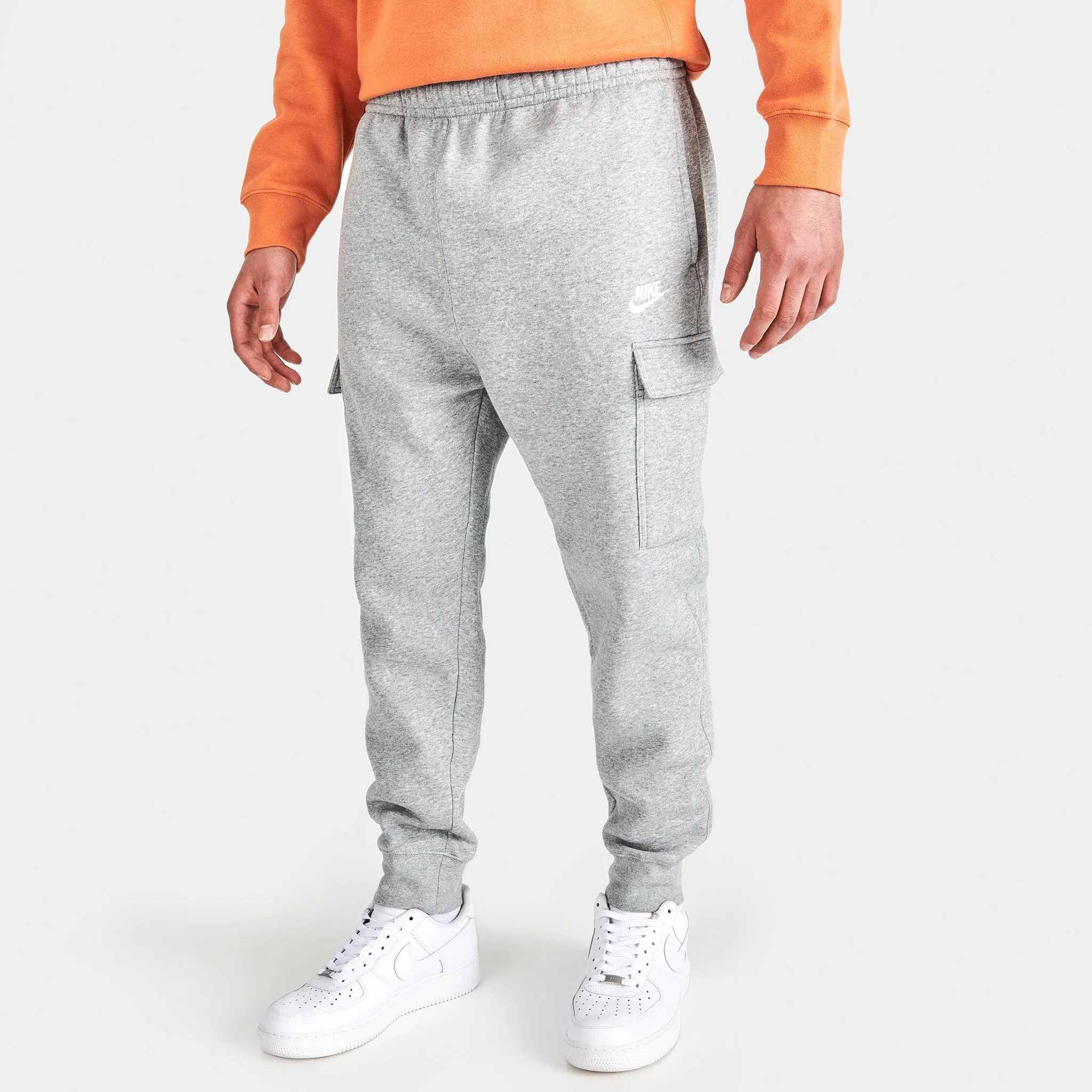 Nike Sportswear Club Cargo Pants Dark Grey / White sold by JD Sports product image thumbnail 3