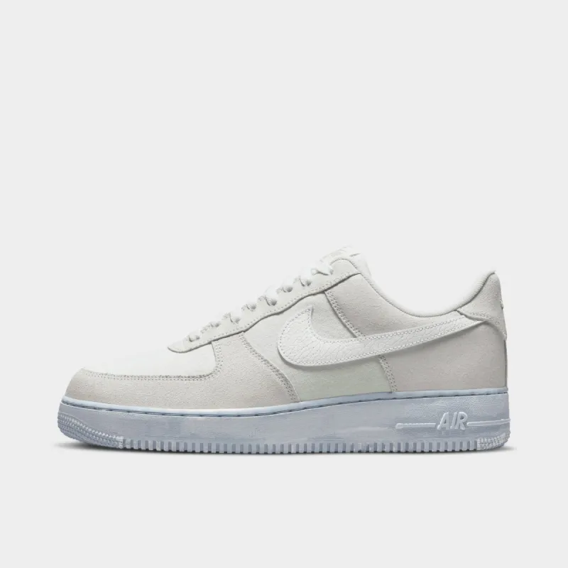 Nike Air Force 1 '07 LV8 EMB Summit White / White - Blue Whisper sold by JD Sports