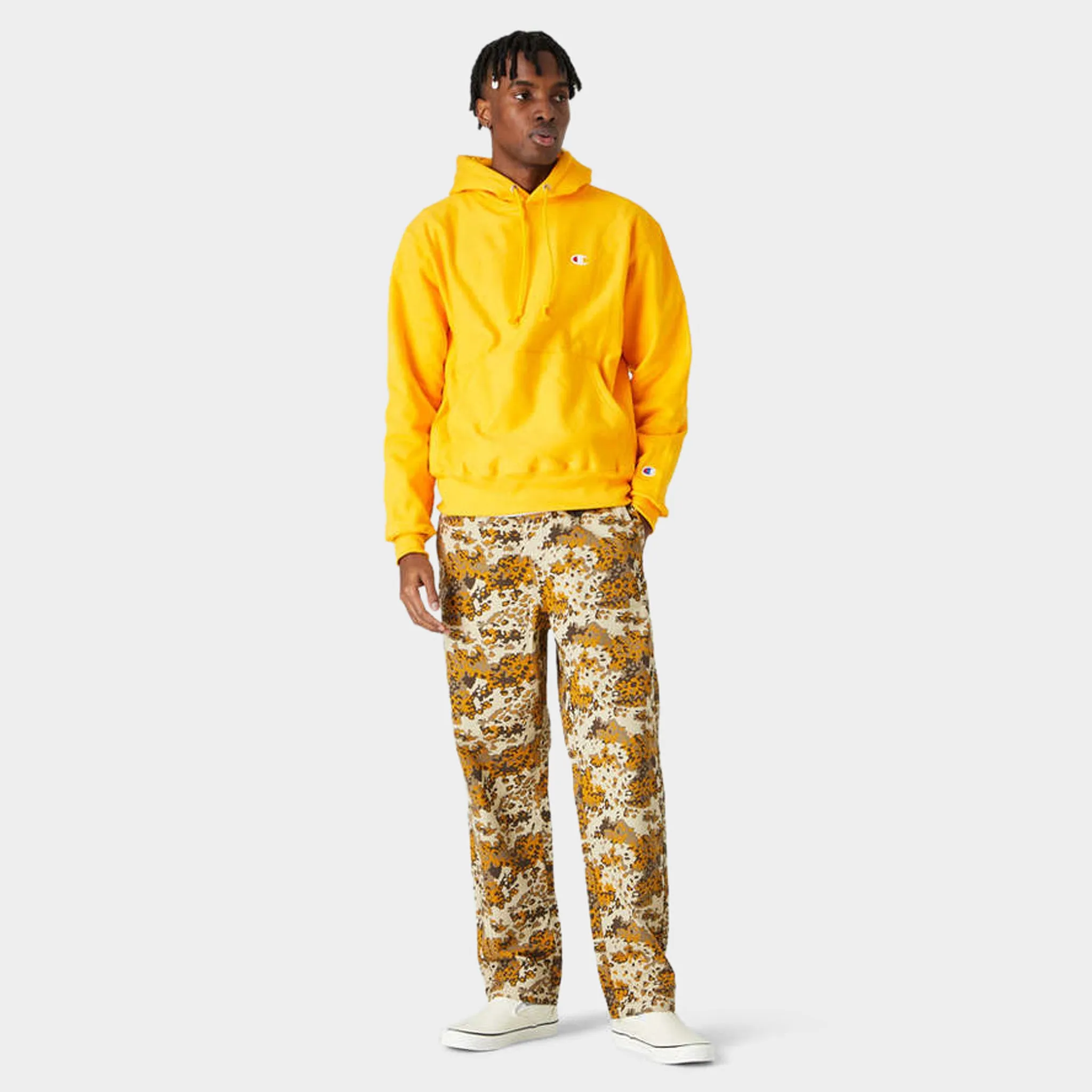 Champion Reverse Weave C Logo Pullover Hoodie / Gold sold by JD Sports product image thumbnail 5