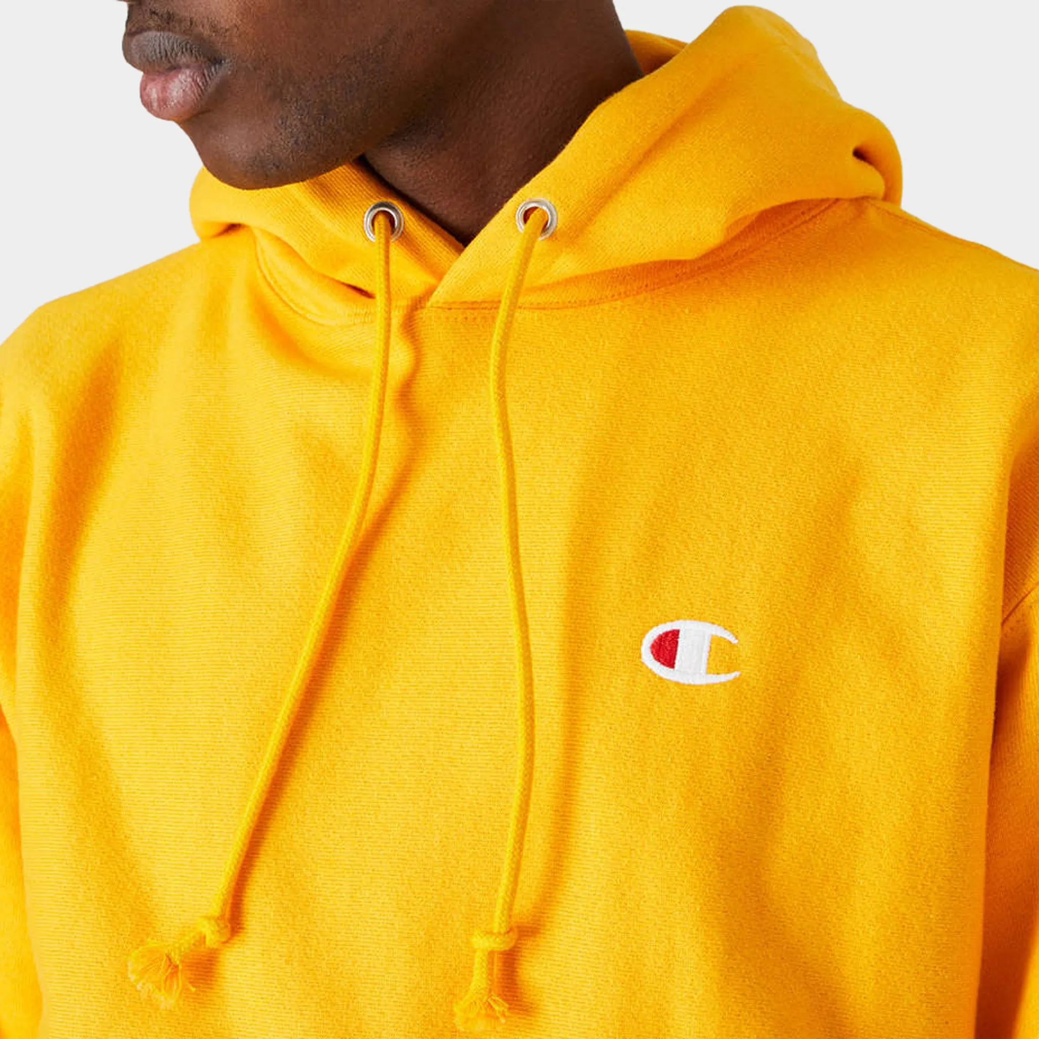 Champion Reverse Weave C Logo Pullover Hoodie / Gold sold by JD Sports product image thumbnail 3
