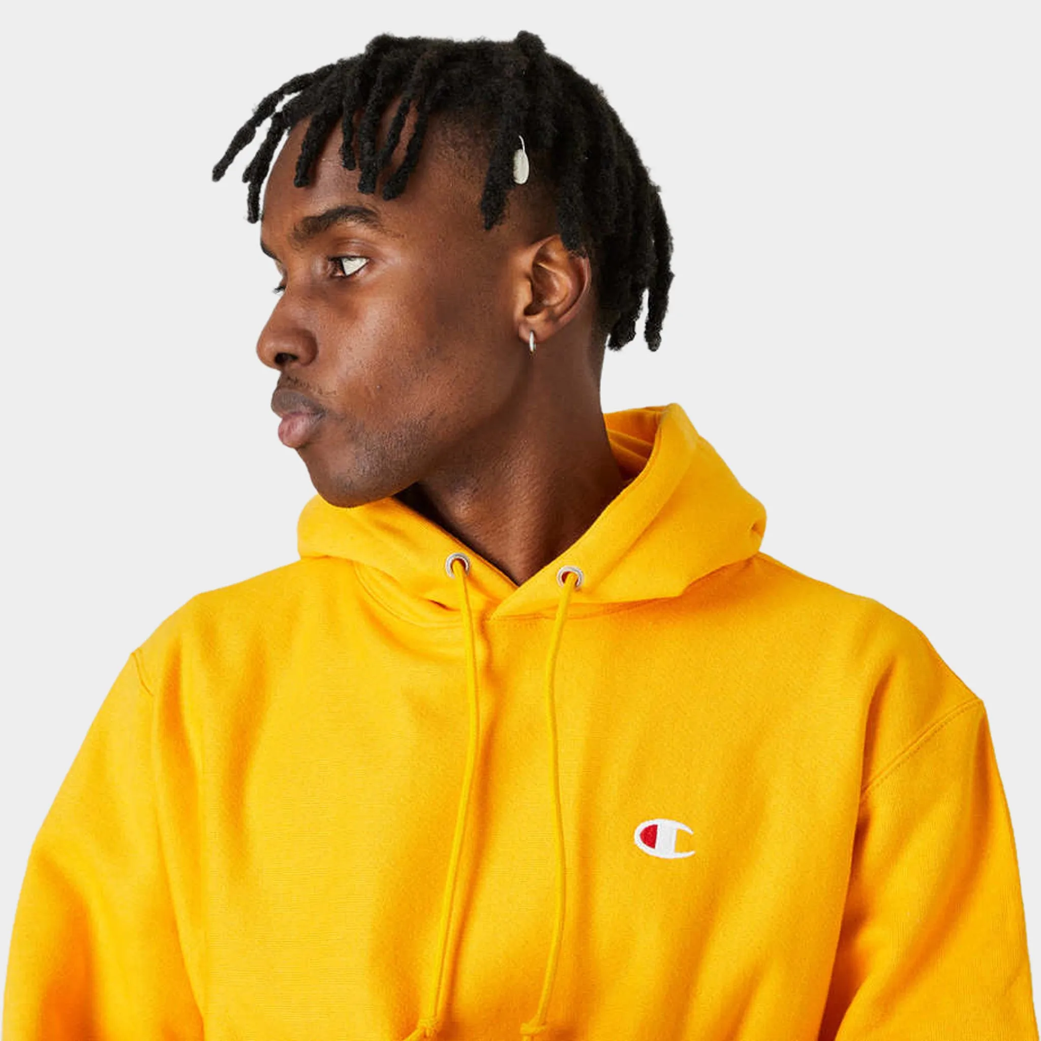 Champion Reverse Weave C Logo Pullover Hoodie / Gold sold by JD Sports product image thumbnail 4