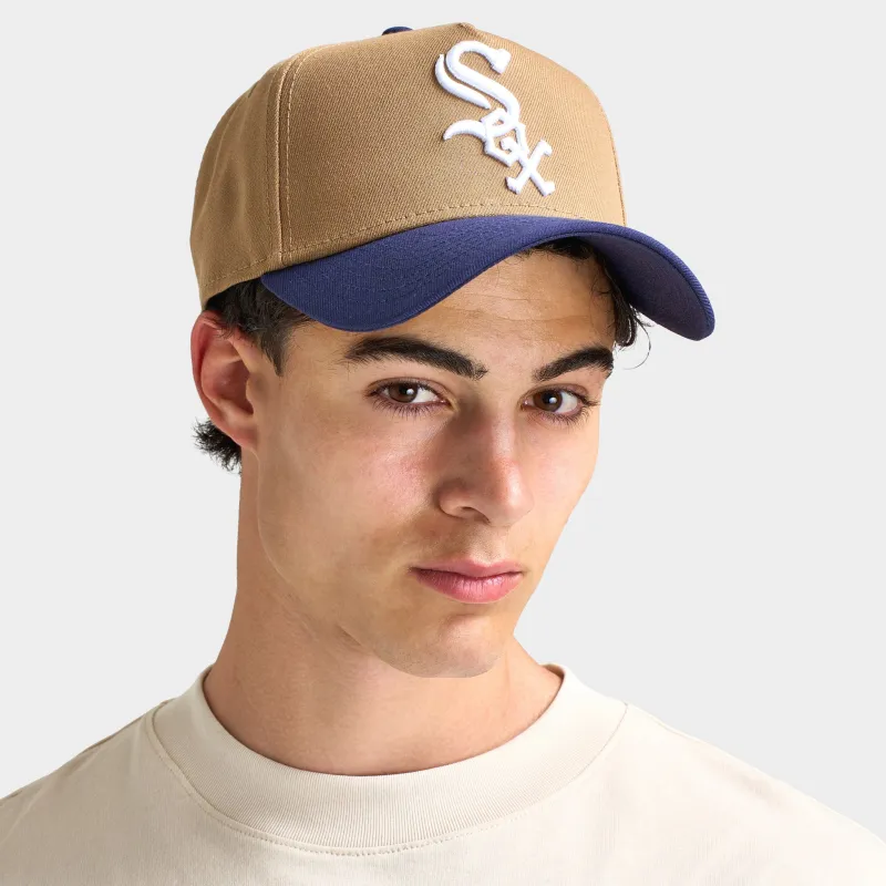New Era Chicago White Sox 9FORTY AF Khaki / Navy sold by JD Sports