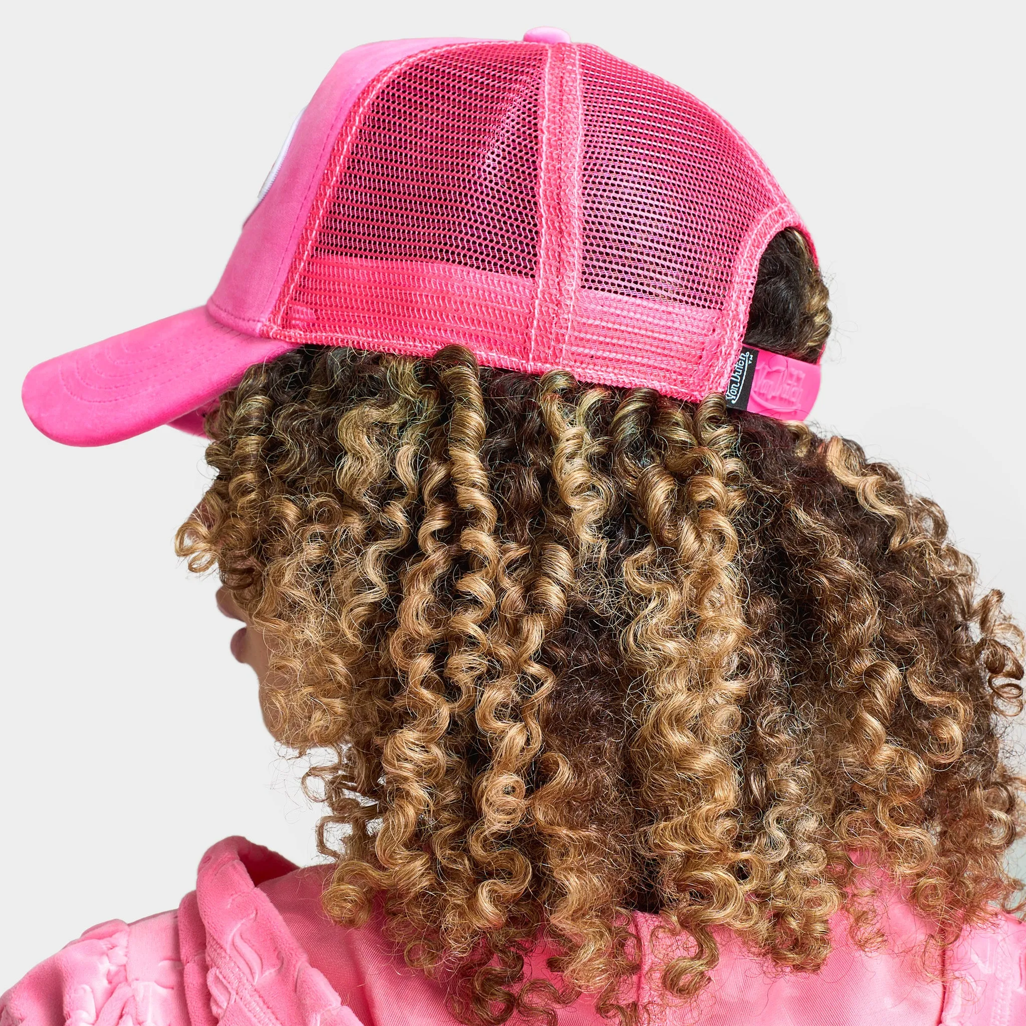 Von Dutch Velvet Trucker / Pink sold by JD Sports product image thumbnail 3