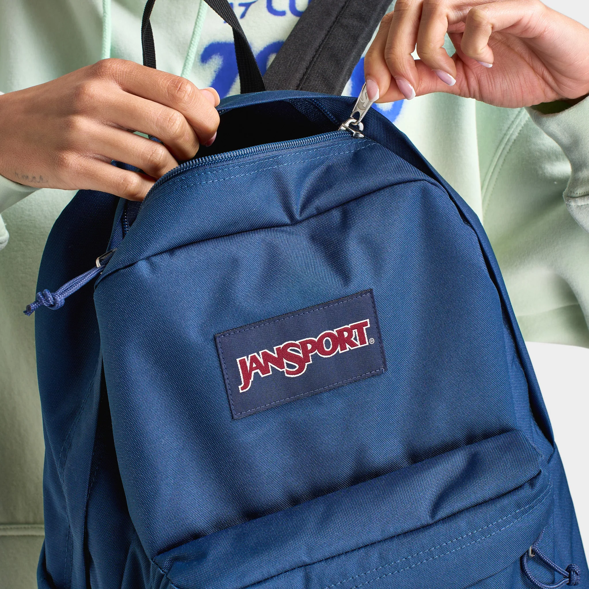 JanSport Superbreak Plus Backpack / Navy sold by JD Sports product image thumbnail 5