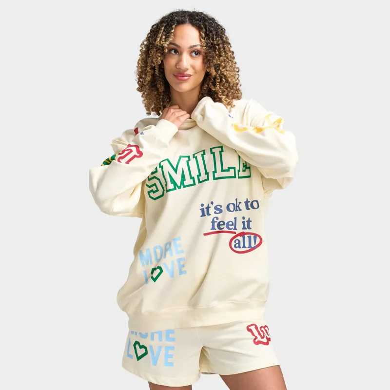 Mayfair Women's Affirmations Crewneck / Cream sold by JD Sports