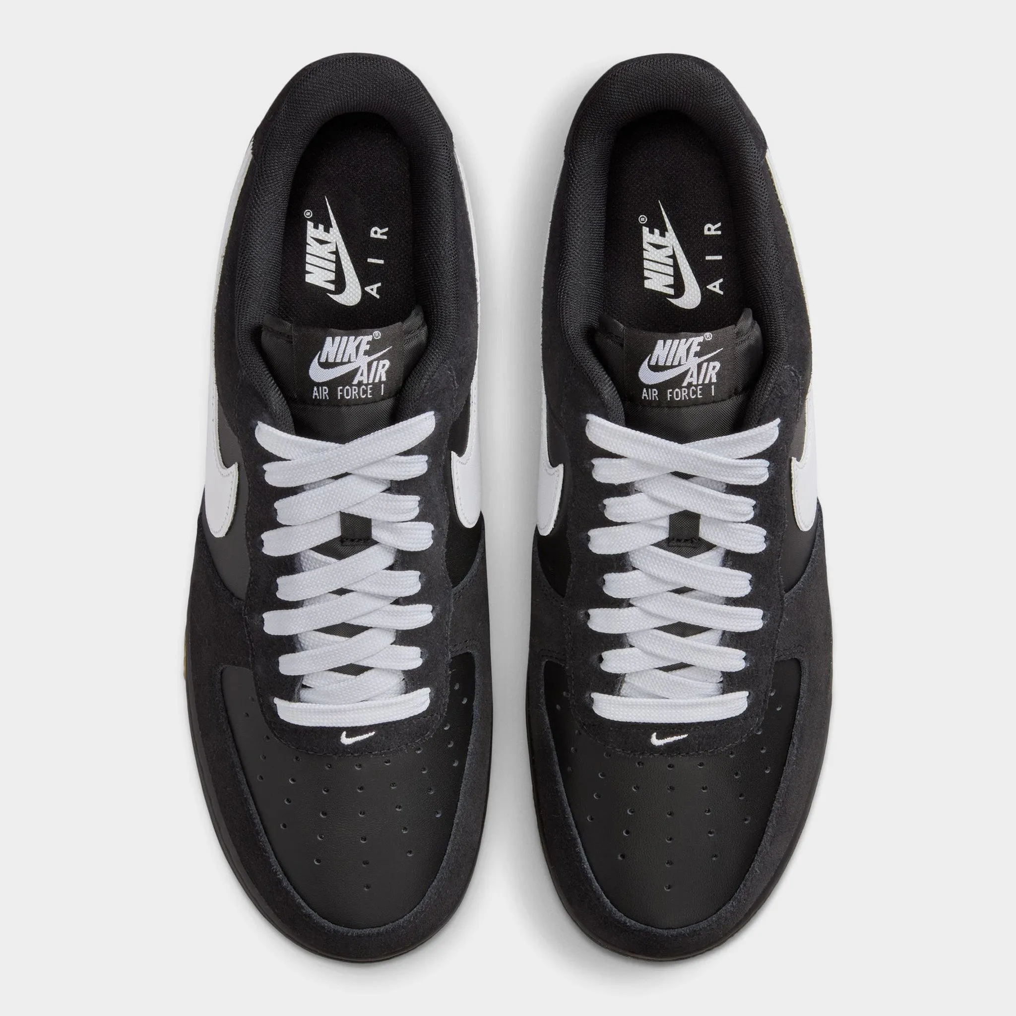 Nike Air Force 1 '07 LV8 Black / White - Light Gum Brown sold by JD Sports product image thumbnail 5