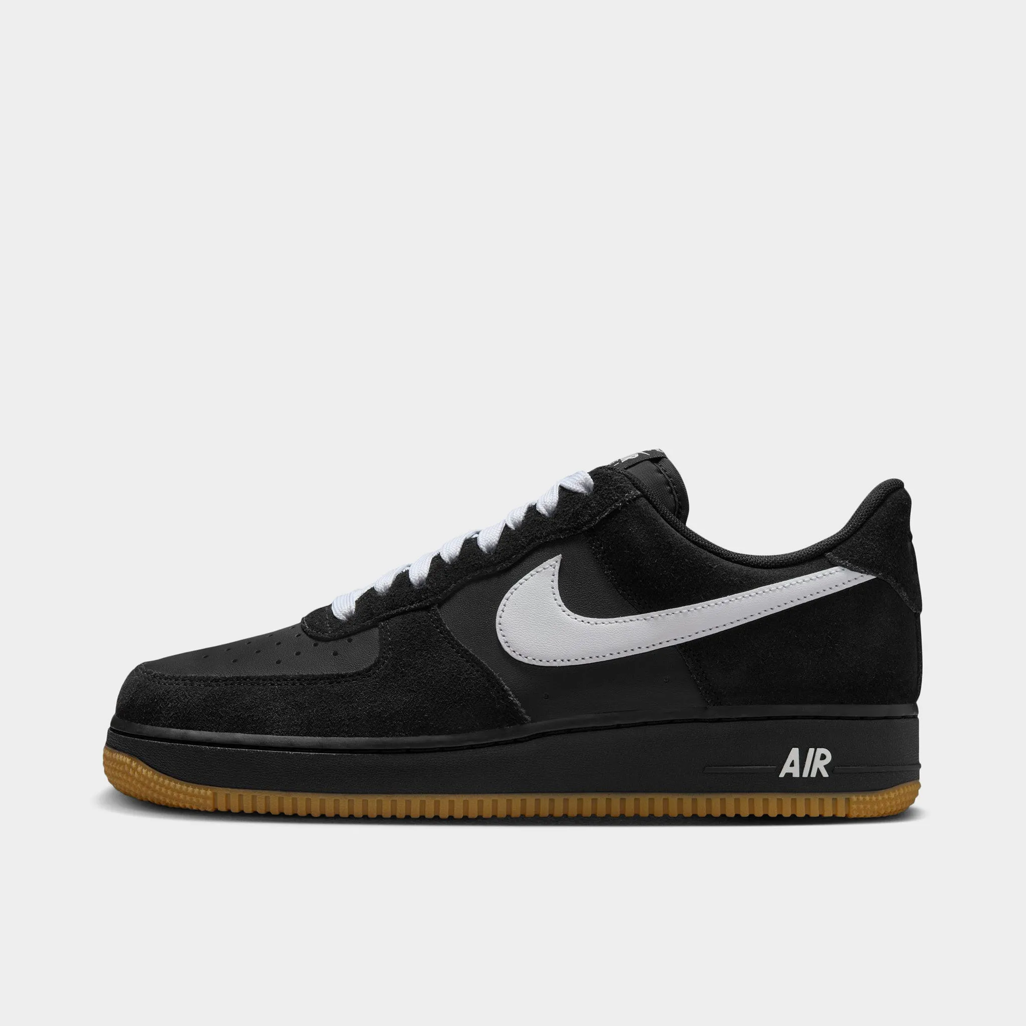Nike Air Force 1 '07 LV8 Black / White - Light Gum Brown sold by JD Sports
