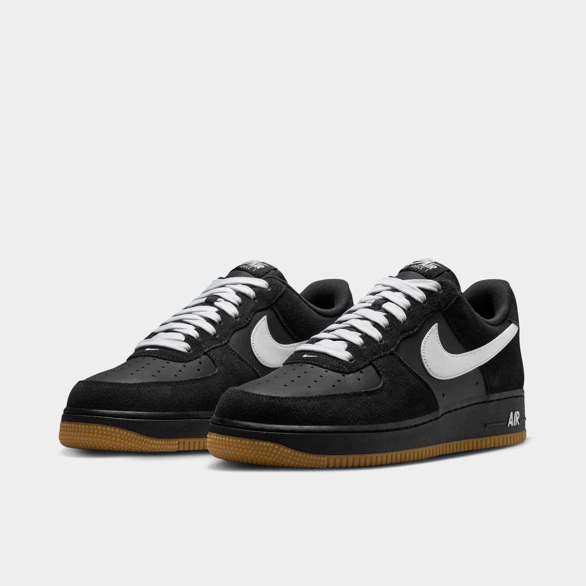 Nike Air Force 1 '07 LV8 Black / White - Light Gum Brown sold by JD Sports product image thumbnail 2