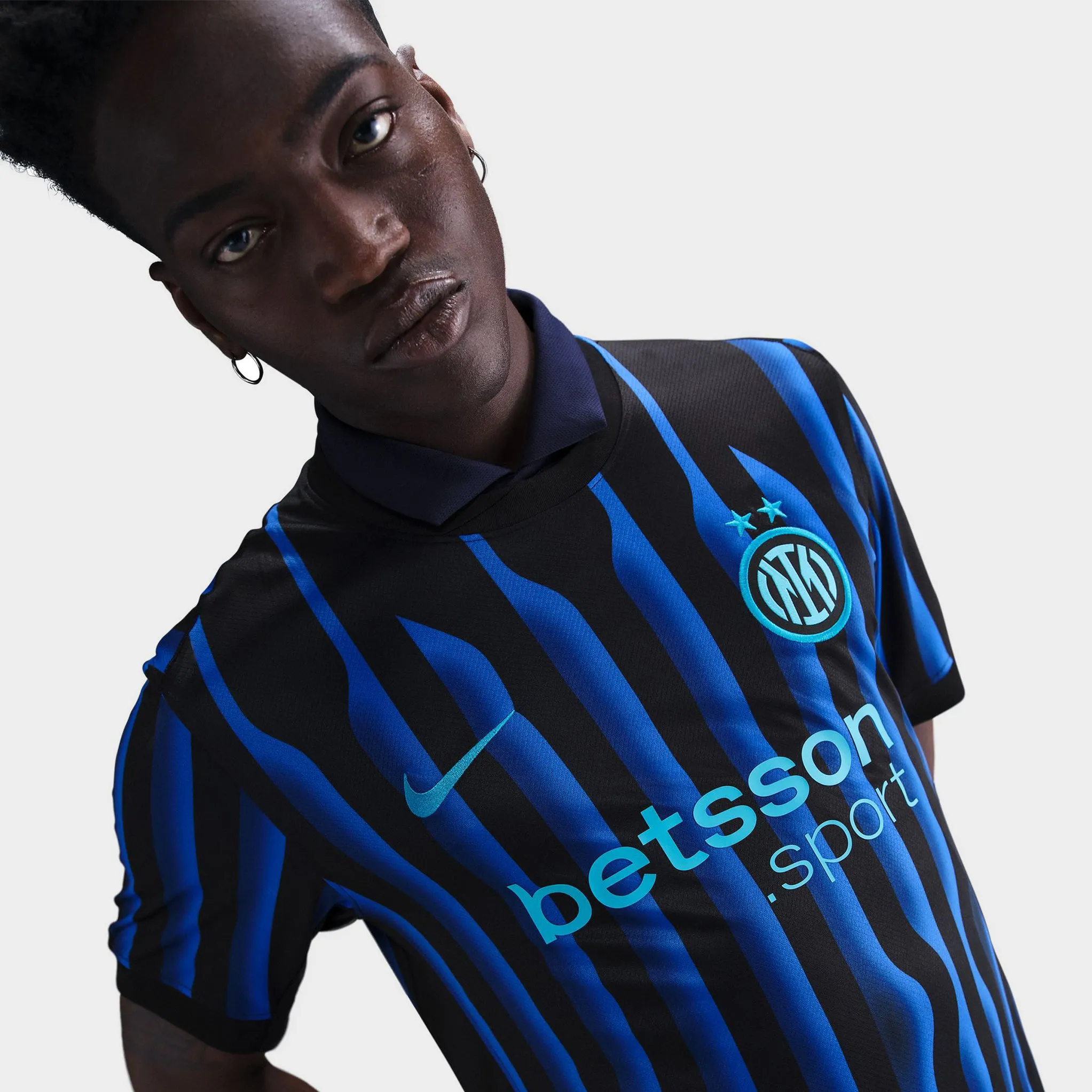 Nike Dri-FIT Inter Milan Home Replica Jersey Lyon Blue / Black - Chlorine Blue sold by JD Sports product image thumbnail 3
