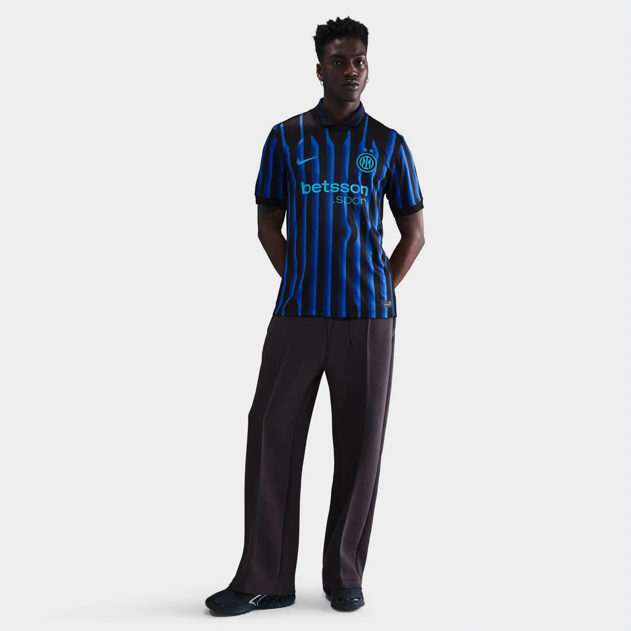 Nike Dri-FIT Inter Milan Home Replica Jersey Lyon Blue / Black - Chlorine Blue sold by JD Sports product image thumbnail 4