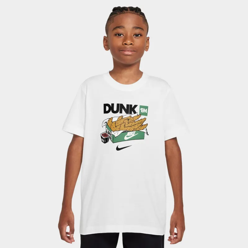 Nike Sportswear Juniors' Graphic T-Shirt / White sold by JD Sports