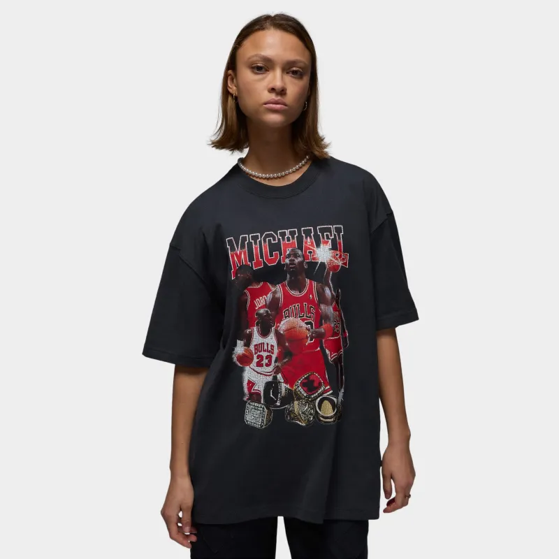 Jordan Women's Oversized Graphic Tee Mixtape / Off Noir sold by JD Sports