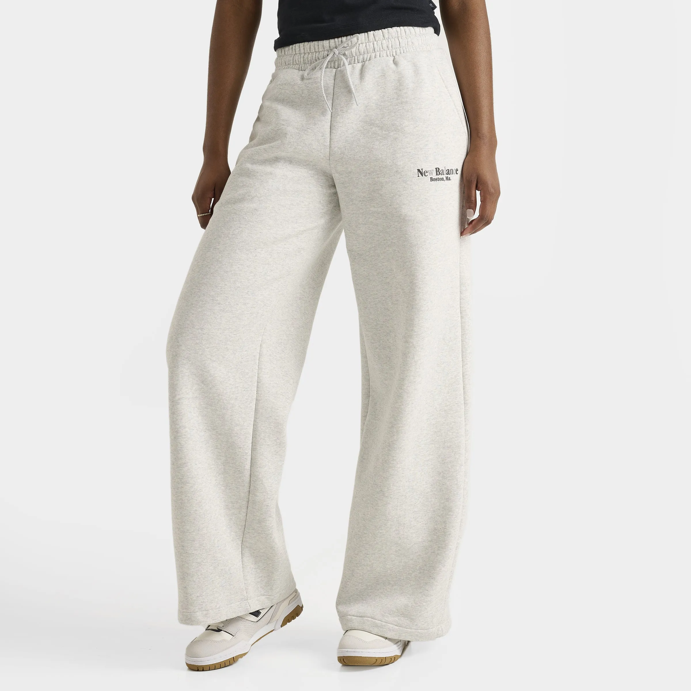 New Balance Women's Tone Wide Jogger Ash Heather / Black sold by JD Sports