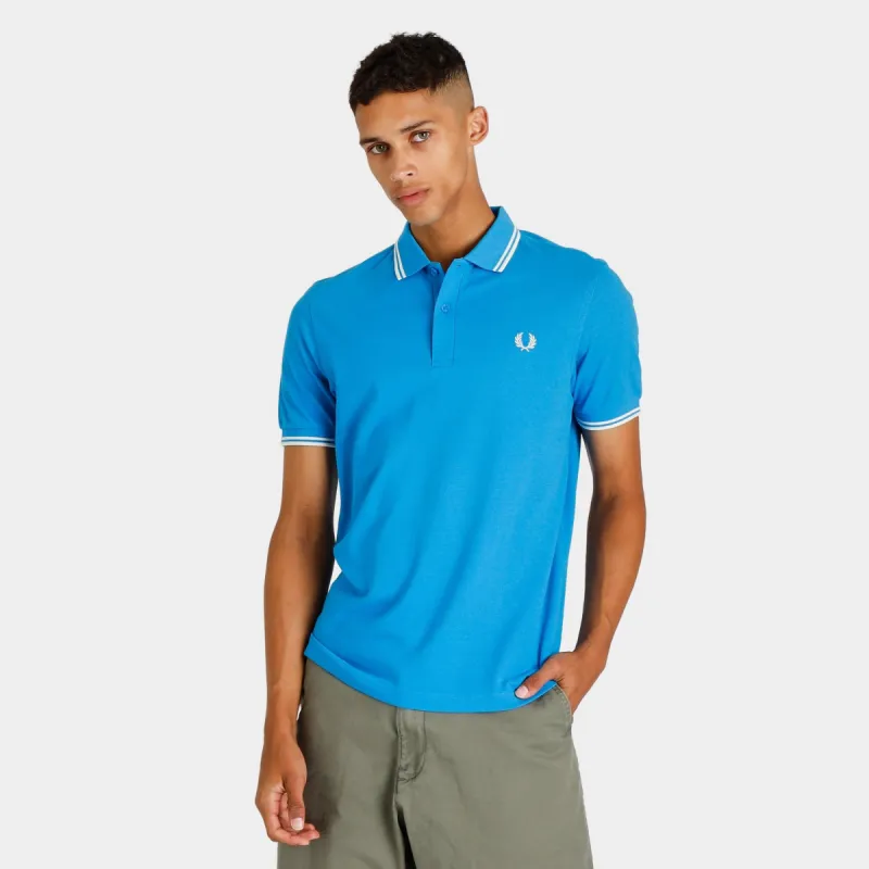 Fred Perry Twin Tipped Shirt / Kingfisher sold by JD Sports