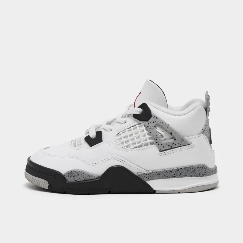 Jordan 4 Retro OG TD Summit White / Fire Red - Cement Grey sold by JD Sports