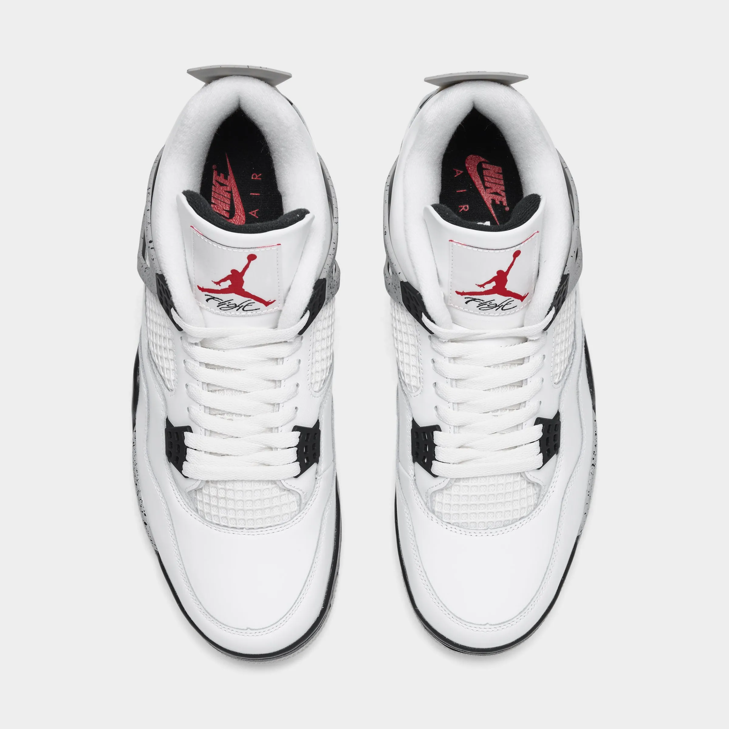 Jordan 4 Retro OG Summit White / Fire Red - Cement Grey sold by JD Sports product image thumbnail 5