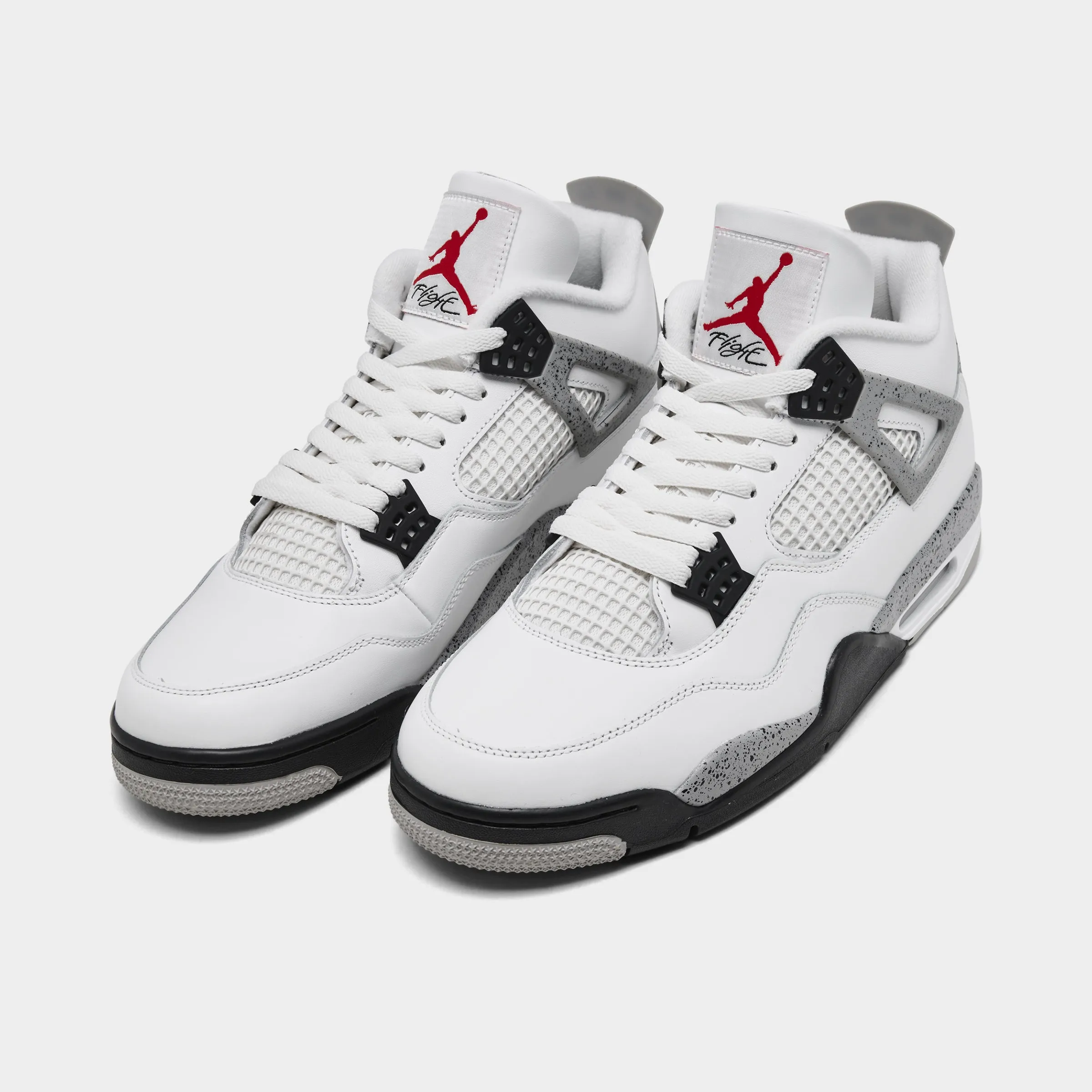 Jordan 4 Retro OG Summit White / Fire Red - Cement Grey sold by JD Sports product image thumbnail 2