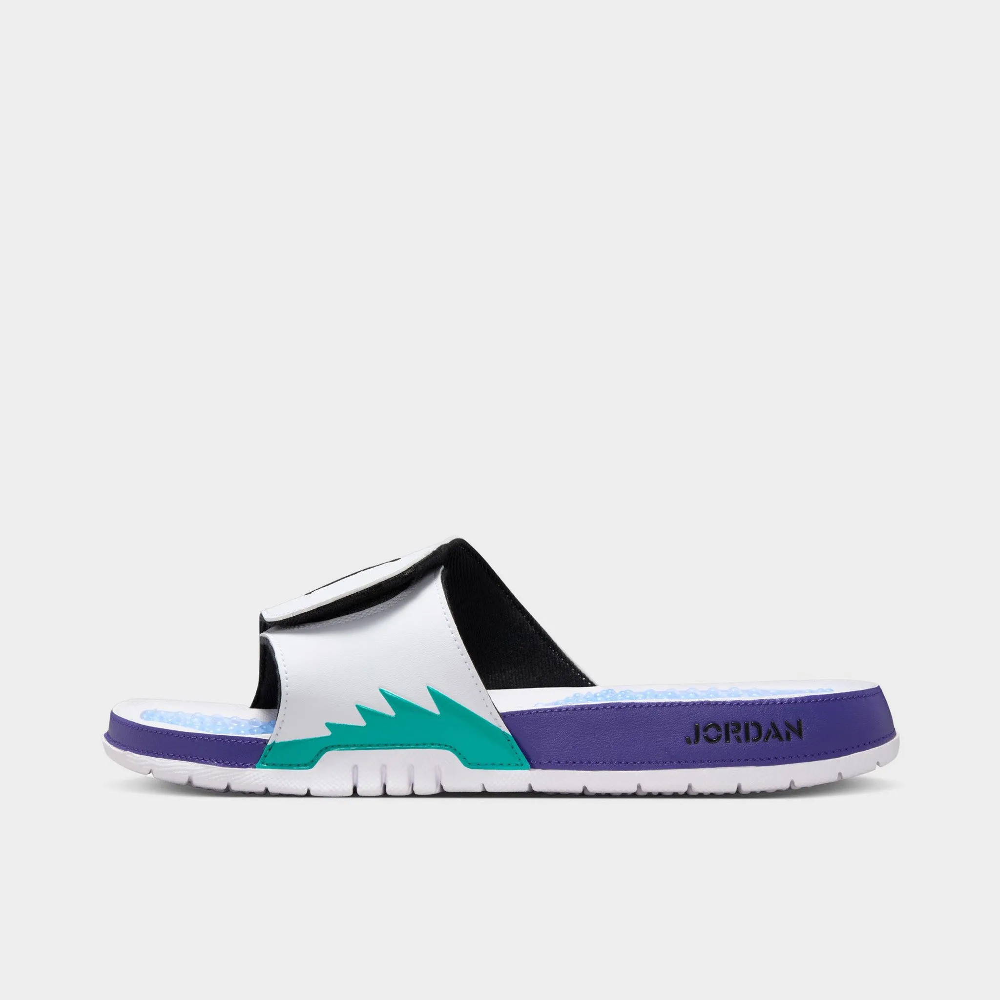 Jordan Hydro V Retro White / Black - New Emerald sold by JD Sports