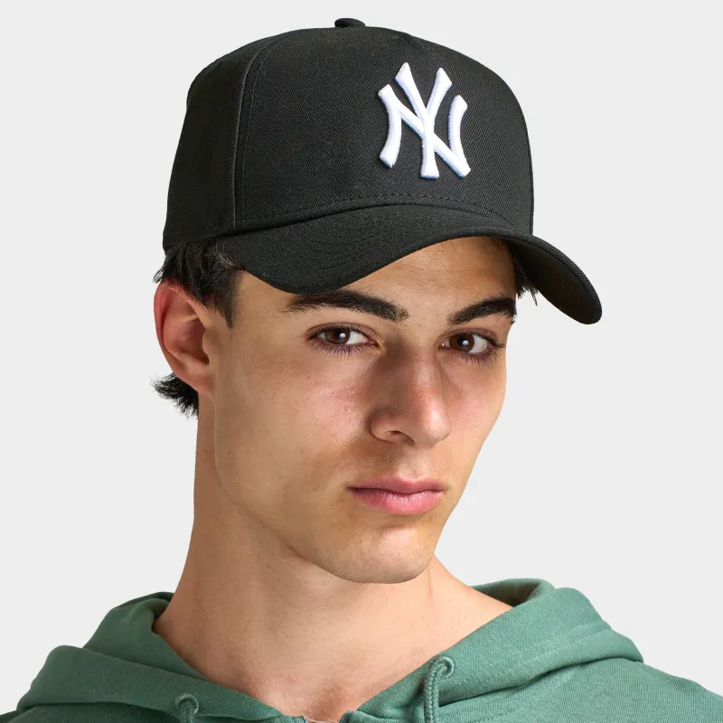 New Era New York Yankees 9FORTY A-Frame Black / White sold by JD Sports