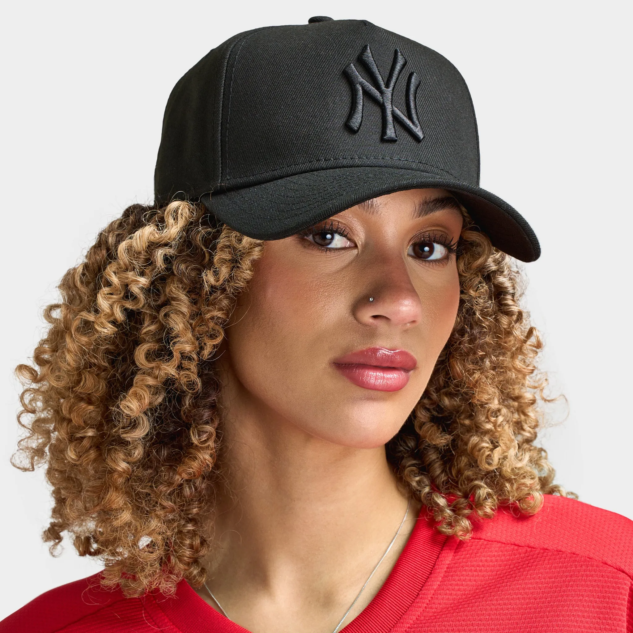 New Era New York Yankees 9FORTY A-Frame Black / Black sold by JD Sports