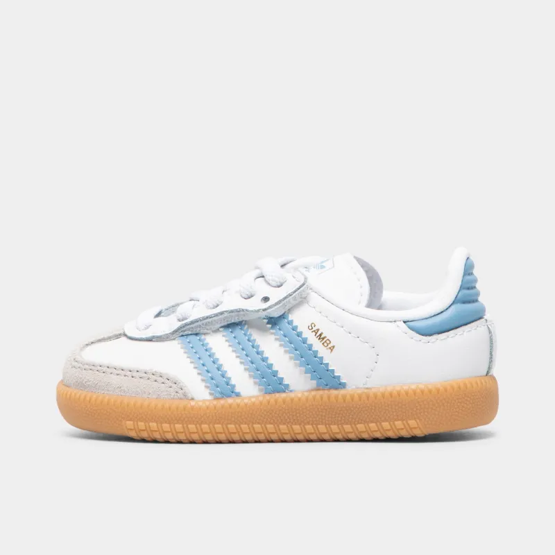 adidas Infants' Samba OG White / Ash Blue - Gum sold by JD Sports