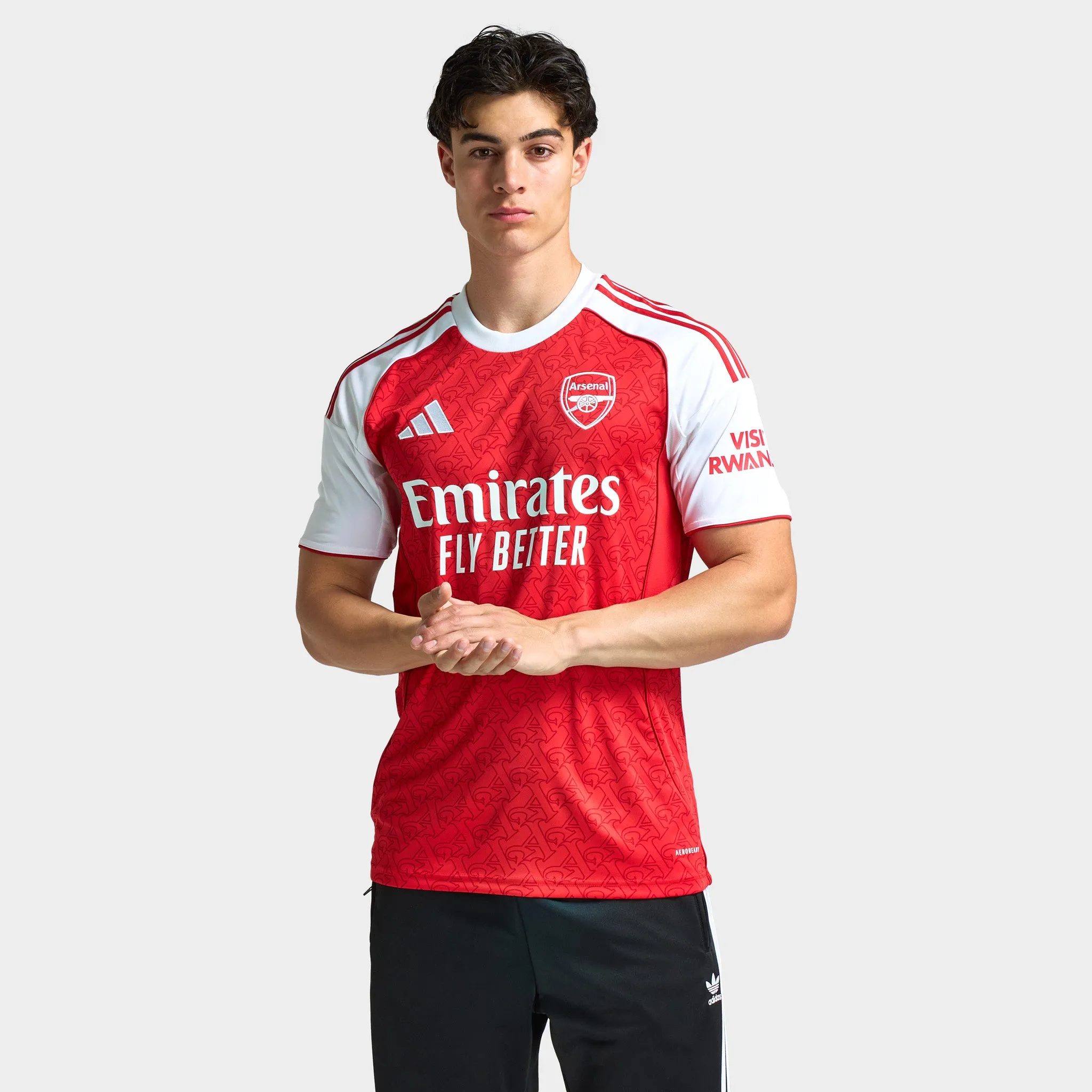 adidas Arsenal 25/26 Home Jersey Better Scarlet / White sold by JD Sports