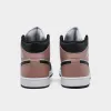Jordan 1 Mid White / Black - Rust Pink sold by JD Sports