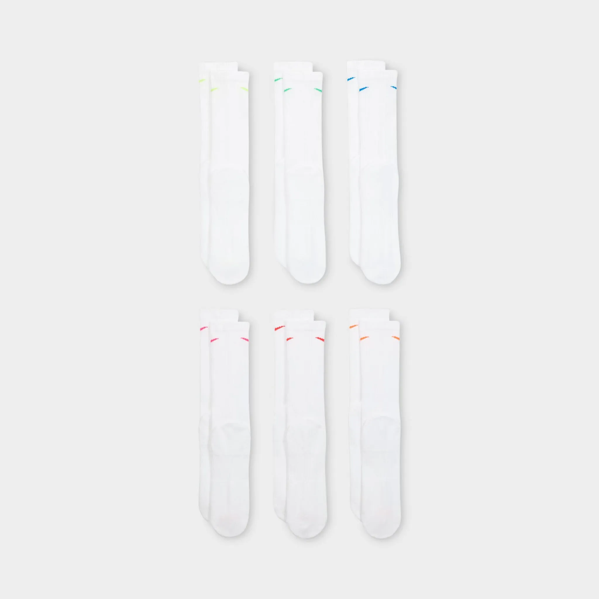 Nike Everyday Plus Cushioned Training Crew Socks (6 Pack) / Multi Colour sold by JD Sports product image thumbnail 3