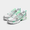 New Balance 530 Silver Metallic / Green Apple sold by JD Sports