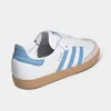 adidas Juniors' Samba OG White / Ash Blue - Gum sold by JD Sports
