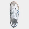 adidas Juniors' Samba OG White / Ash Blue - Gum sold by JD Sports