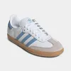 adidas Juniors' Samba OG White / Ash Blue - Gum sold by JD Sports