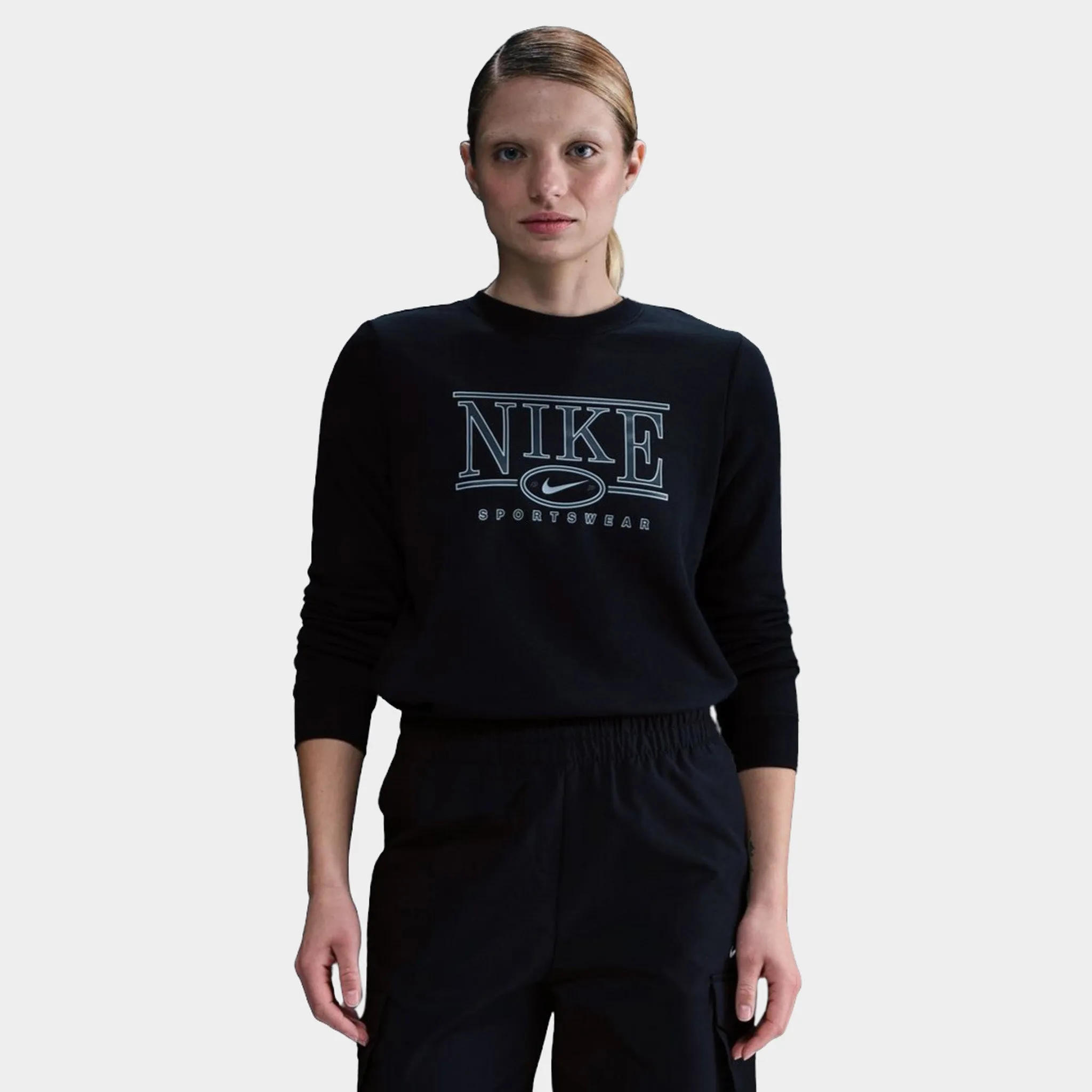 Nike Sportswear Women's Logo Crewneck / Black sold by JD Sports