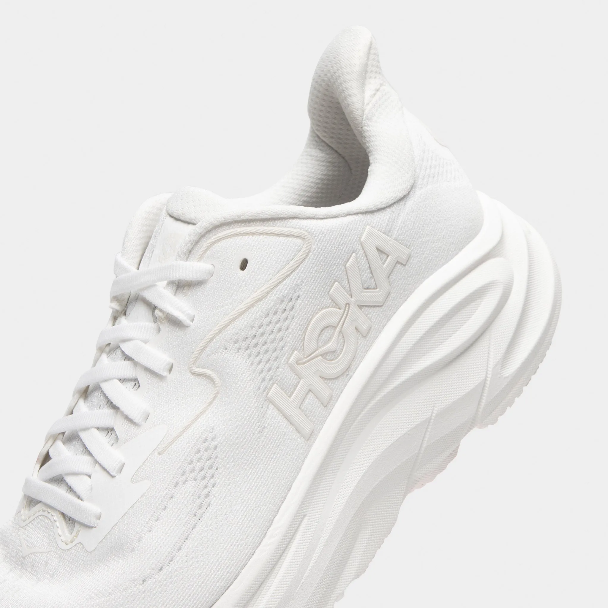 Hoka Clifton 10 White / White sold by JD Sports product image thumbnail 3