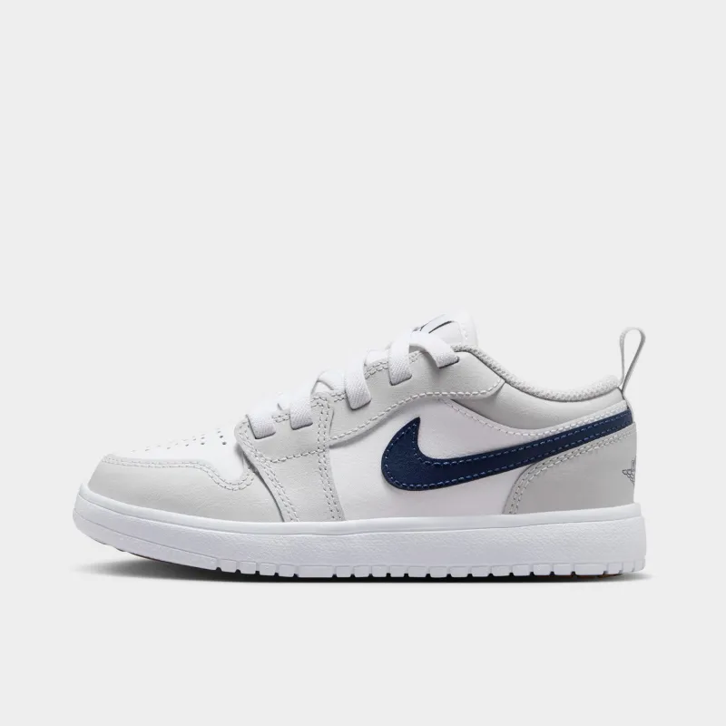 Jordan 1 Low Alt PS White / Midnight Navy - Neutral Grey sold by JD Sports
