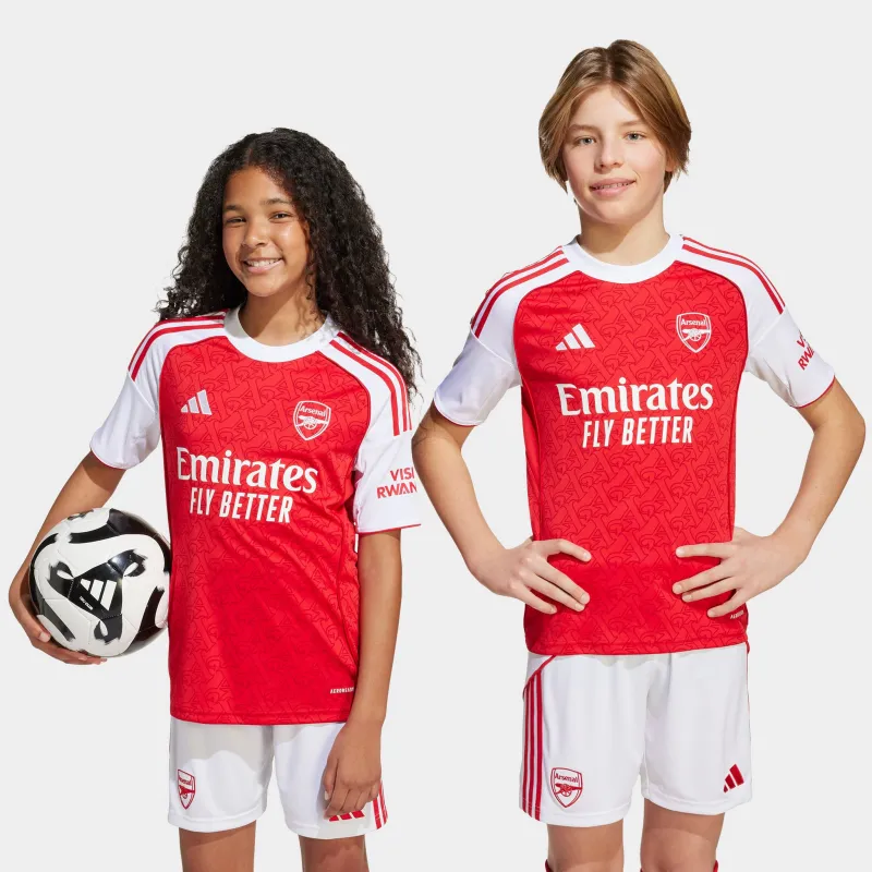 adidas Juniors' Arsenal FC Jersey Youth Better Scarlet / White sold by JD Sports