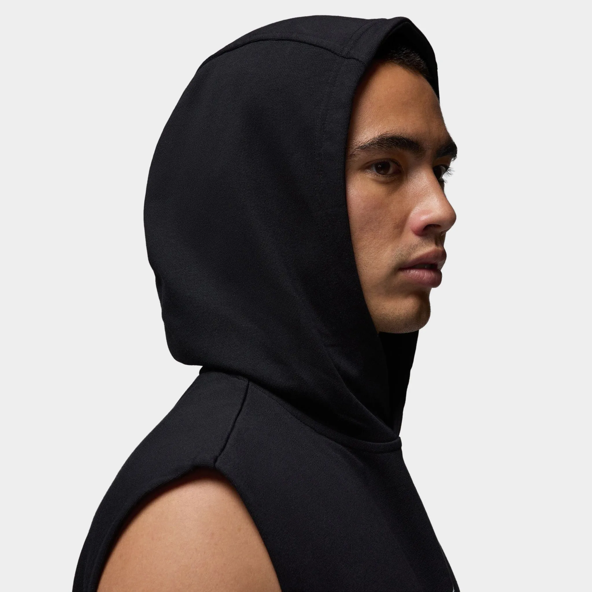 Jordan Sport Crossover Dri-FIT Sleeveless Pullover Hoodie Black / White sold by JD Sports product image thumbnail 3