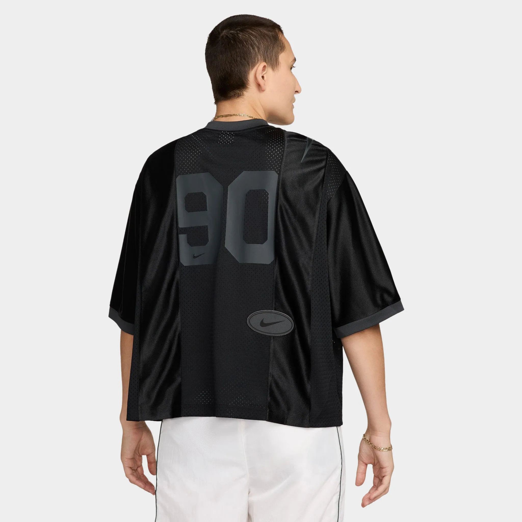 Nike Sportswear Street Women's Oversized Graphic Jersey Black / Anthracite sold by JD Sports product image thumbnail 2