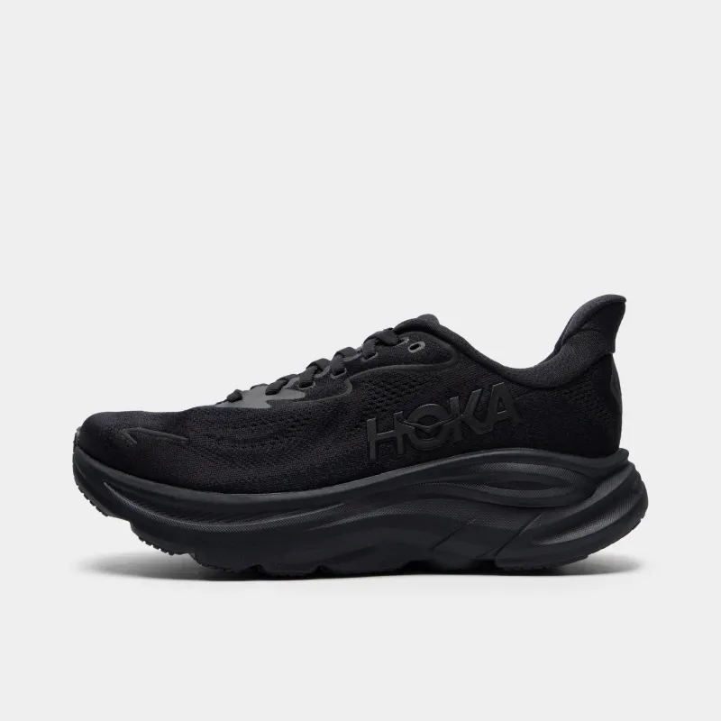 Hoka Women's Clifton 10 Black / Black sold by JD Sports