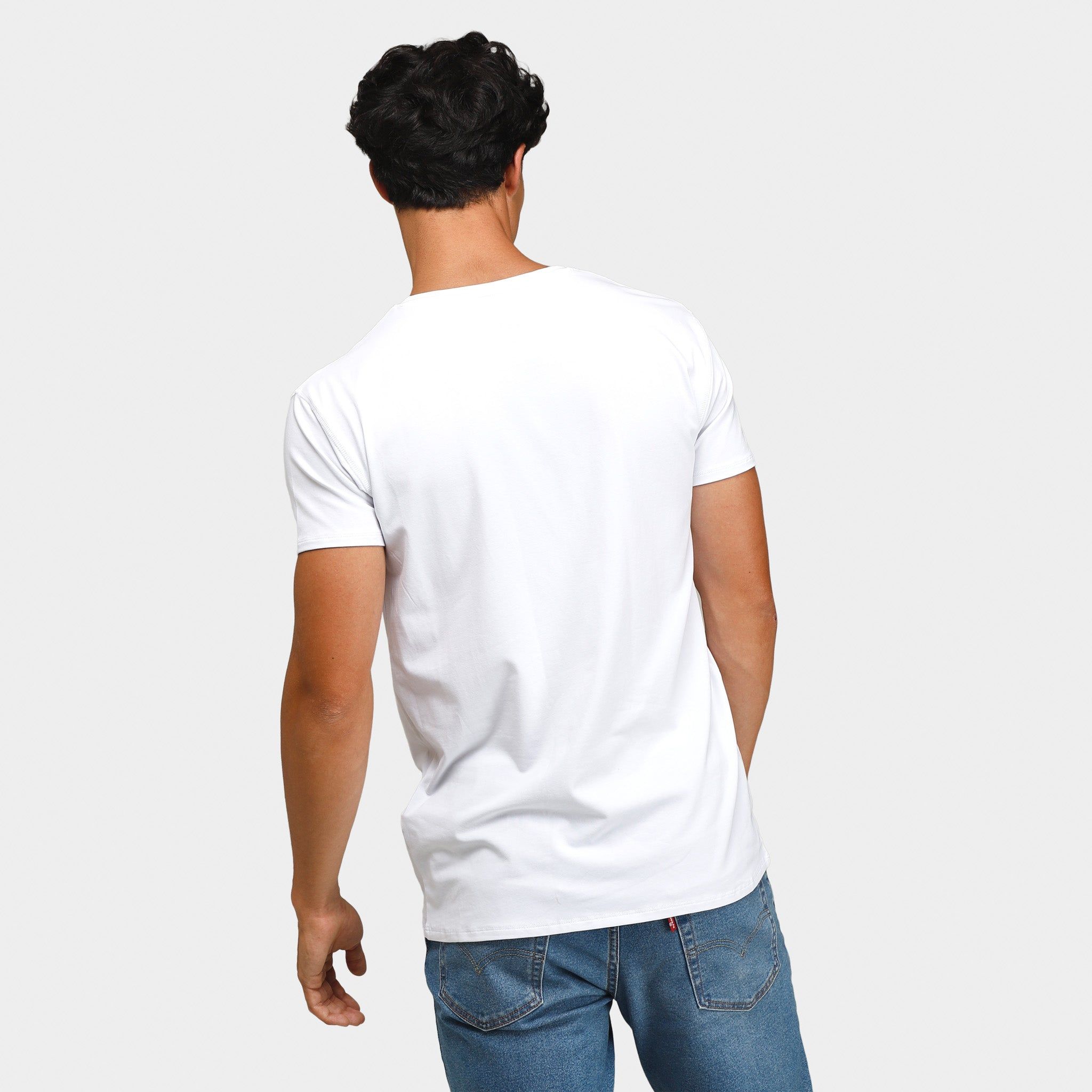 SikSilk Lounge T-shirt (2 Pack) White / Grey sold by JD Sports product image thumbnail 2